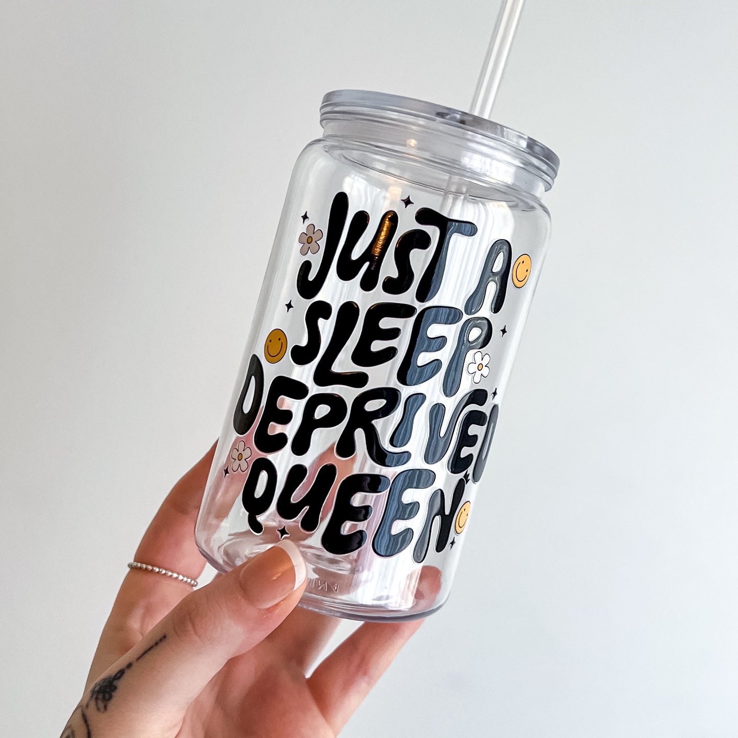 'Sleep Deprived' Acrylic Tumbler